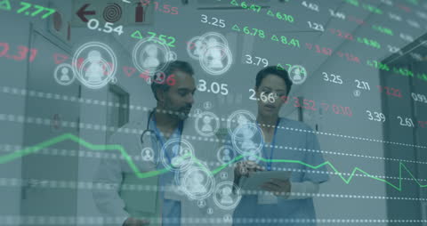 Doctors Analyzing Financial Data in Healthcare