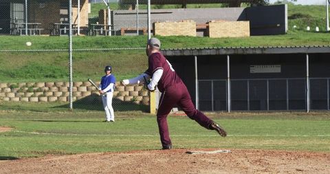 Baseball Pitching and Batting Drama in Action