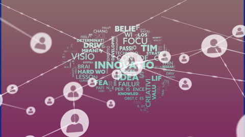 Connected Mind and Networking Brain Concept