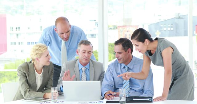 Business Team Having Productive Meeting In Modern Office - Download Free Stock Images Pikwizard.com