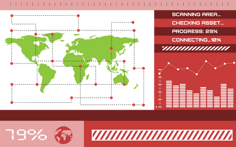 transparent world map digital interface with analyzing data - Download Free Stock Videos Pikwizard.com