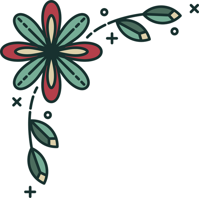 Colorful Flower and Leaves Digital Illustration Transparent Background - Download Free Stock Videos Pikwizard.com