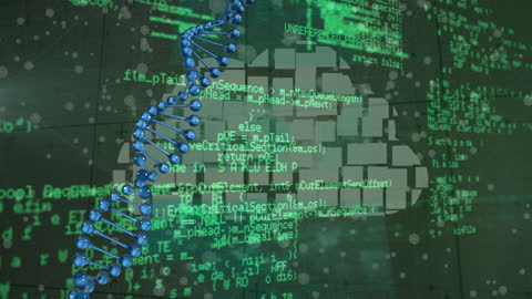 Digital DNA Strand with Data Processing Codes