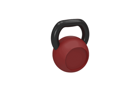 Claret Kettlebell on Transparent Background for Fitness Enthusiasts - Download Free Stock Videos Pikwizard.com