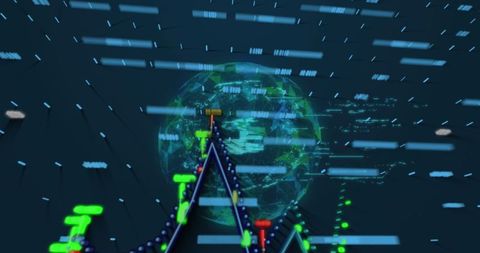 Global Data Processing and Digital Security Concept - Download Free Stock Images Pikwizard.com