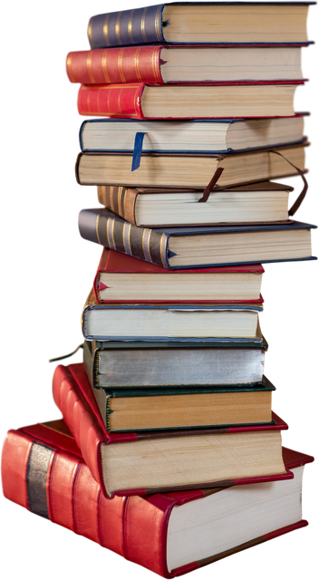 Tall Stack of Hardcover Books on Transparent Background - Download Free Stock Videos Pikwizard.com