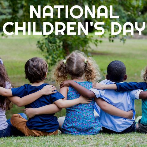 children of diverse backgrounds celebrating friendship outdoors - Download Free Stock Templates Pikwizard.com