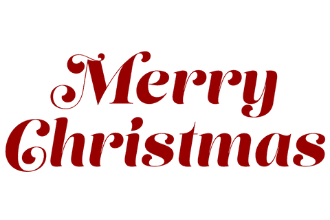 Merry Christmas Text on Transparent Background for Holiday Design - Download Free Stock Videos Pikwizard.com