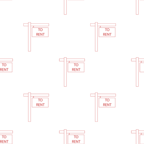 Seamless Transparent Pattern with Rent Sign Symbols - Download Free Stock Videos Pikwizard.com