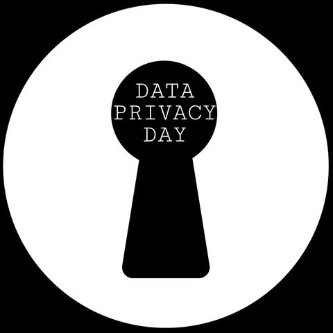data privacy day keyhole symbol for cybersecurity promotions - Download Free Stock Templates Pikwizard.com
