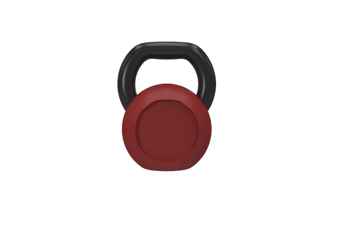 Shiny Red Metallic Kettlebell on Transparent Background for Fitness Concepts - Download Free Stock Videos Pikwizard.com