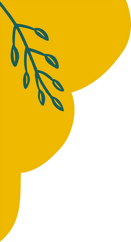 abstract mustard shape with teal branch on transparent background - Download Free Stock Videos Pikwizard.com