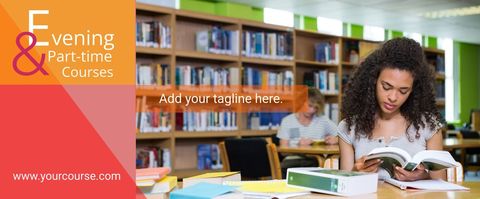 Student deeply engaged in studies at library