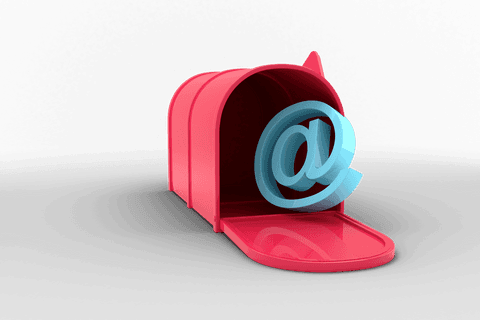 transparent red mailbox with at symbol isolated vector illustration - Download Free Stock Videos Pikwizard.com