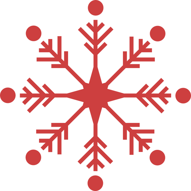 Red Snowflake Abstract Vector on Transparent Background - Download Free Stock Videos Pikwizard.com