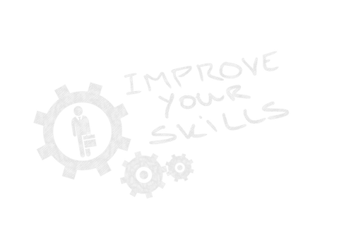 transparent illustration of improve your skills concept with cogs - Download Free Stock Videos Pikwizard.com