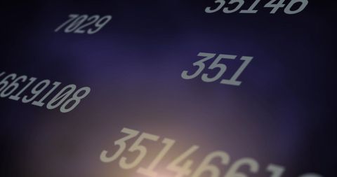 Changing Numbers Digital Display on Gradient Background - Download Free Stock Images Pikwizard.com
