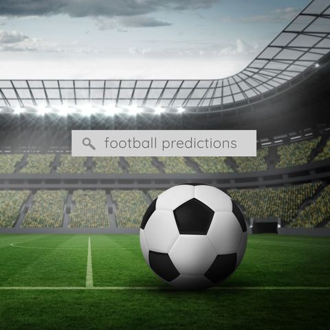 soccer ball on green field in modern stadium - Download Free Stock Templates Pikwizard.com
