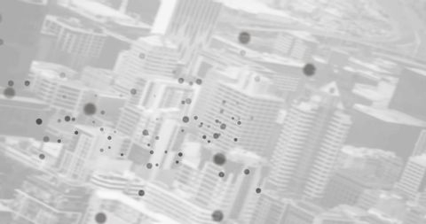 Dynamic Network Connections Spanning Urban Cityscape - Download Free Stock Images Pikwizard.com