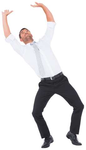 Transparent Businessman Bending in Formal Attire Activist Gesture - Download Free Stock Videos Pikwizard.com