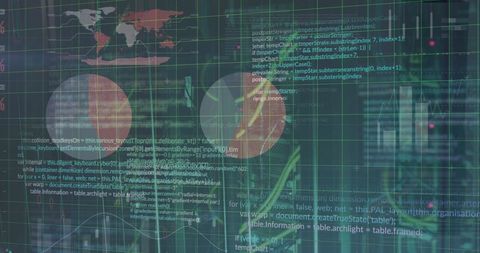 Global Data Analysis and Technological Interface - Download Free Stock Images Pikwizard.com