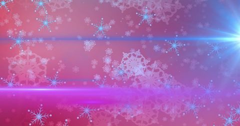 colorful christmas snowflakes with festive glowing lights - Download Free Stock Images Pikwizard.com