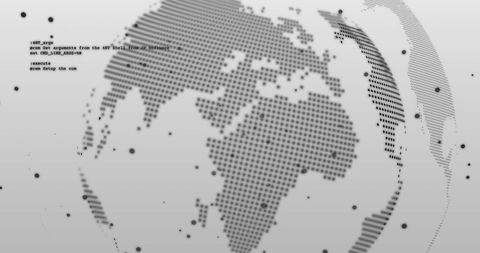 Digital Data Processing Over Dynamic Globe With Effects - Download Free Stock Images Pikwizard.com