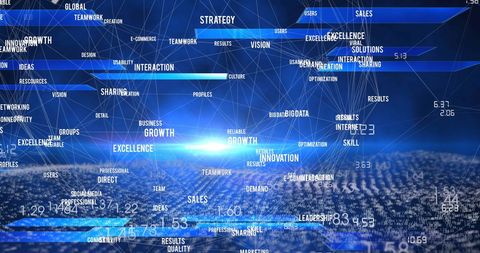 Abstract Network Data Processing Futuristic Technology - Download Free Stock Images Pikwizard.com