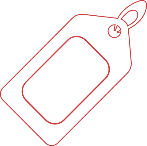 red tag outline transparent shopping template - Download Free Stock Videos Pikwizard.com