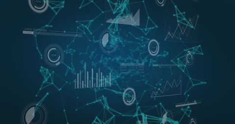 Innovative Digital Data Network and Analytics Visualization - Download Free Stock Images Pikwizard.com