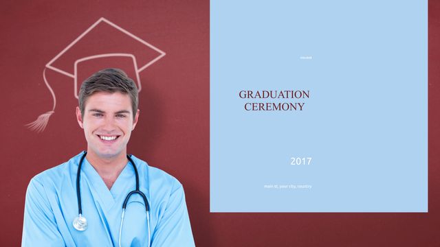 Ideal for content related to medical education achievements, success stories of young doctors, and healthcare graduation events. Can be used by universities, healthcare institutions to highlight graduation celebrations and success milestones in medical education.