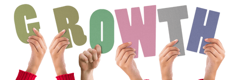 Hands Holding Growth Text on Transparent Background, Business Concept - Download Free Stock Videos Pikwizard.com
