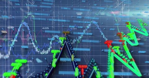 Abstract Financial Data Analysis Graphs with Digital Interface - Download Free Stock Images Pikwizard.com