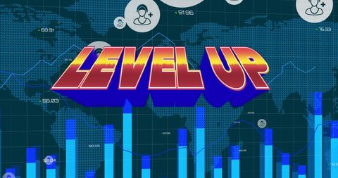 Digital innovation concepts with level up technology