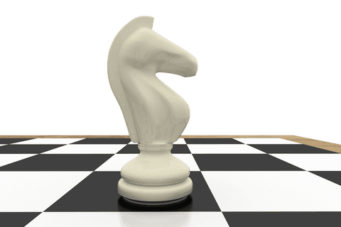 transparent white knight chess piece on board - Download Free Stock Videos Pikwizard.com