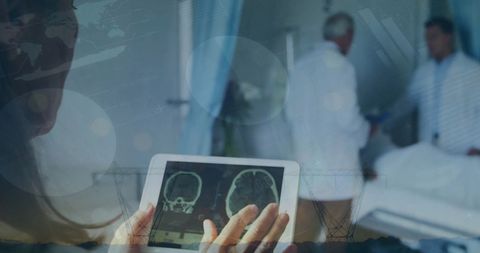 Digital Data Processing in Modern Healthcare Facility - Download Free Stock Images Pikwizard.com