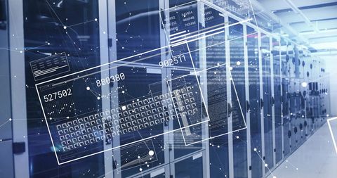 Futuristic Data Network and Server Room Connectivity - Download Free Stock Images Pikwizard.com