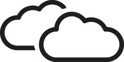 Minimalist Cloud Icon Design on Transparent Background - Download Free Stock Videos Pikwizard.com