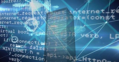 digital data streams overlapping modern data center - Download Free Stock Images Pikwizard.com