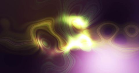 Colorful swirling lights with dreamy abstract patterns