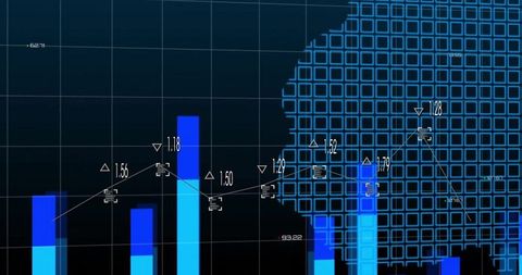 Dynamic data visualization with digital interface design