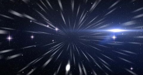Dynamic Starburst Motion in Deep Space Background - Download Free Stock Images Pikwizard.com