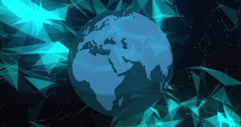 Digital Global Network Connections and Data Processing - Download Free Stock Images Pikwizard.com