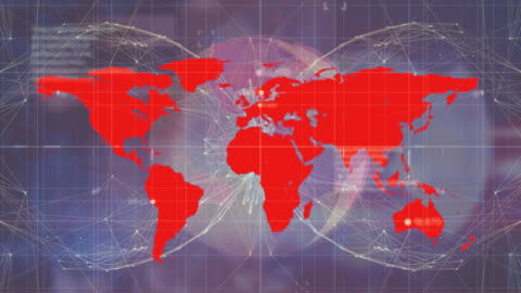 Digital Global Map Highlights Worldwide Connectivity