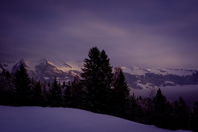 Austria evening landscape lighting - Download Free Stock Photos Pikwizard.com
