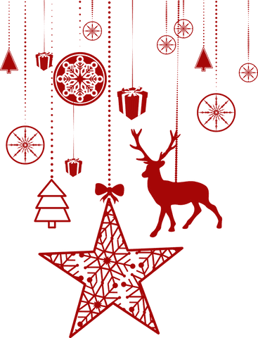transparent red christmas hanging decorations design - Download Free Stock Videos Pikwizard.com