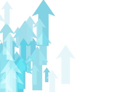 dynamic blue arrows on transparent background indicating growth - Download Free Stock Videos Pikwizard.com
