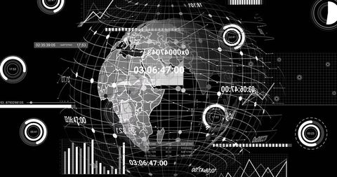 Global Finance and Data Processing Futuristic Technology - Download Free Stock Images Pikwizard.com