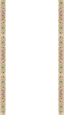 transparent ornate symmetrical floral frame with pastel borders - Download Free Stock Videos Pikwizard.com