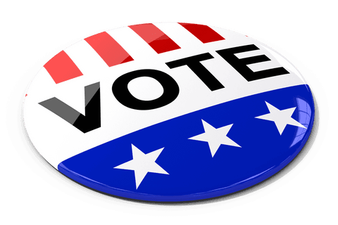 transparent election vote badge button with stars and stripes - Download Free Stock Videos Pikwizard.com